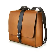 【The Leather Satchel Co.】英國原裝手工牛皮限量聯名款後揹包 手提包 後背包 多功能兩用包 精湛工藝 (倫敦棕)