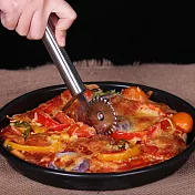 不鏽鋼雙輪披薩滾刀