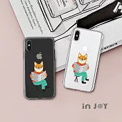 INJOYmall for iPhone 6 / 6s 插畫風俏皮柴柴透明防摔手機殼 保護殼