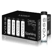 【VOSS芙絲】挪威氣泡水24瓶-玻璃瓶(375mlx24)