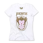 COW女裝- PEACE! PEACE! 短T(白)M