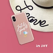 INJOYmall for iPhone 7 / 8 最好的禮物就是自己玫瑰金 超輕薄磨砂手機殼 保護殼