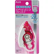 PLUS TG-610BC捲軸雙面膠帶8.4mm×20M粉紅