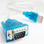Bravo-u USB 2.0-RS232 9-pin高速資料傳輸線(藍)支援win8