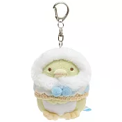 San-X 角落公仔企鵝冰淇淋系列毛絨公仔吊飾。企鵝君