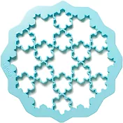 《LEKUE》拼圖餅乾模(雪花)