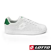 LOTTO 義大利 男  1973經典室內網球鞋-US7.5白/綠