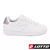 LOTTO 義大利 女  1973經典室內網球鞋-US6白/粉