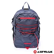 AIRWALK -自由圍繞休閒後背包-丈青