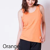 VENEX FREE FEEL COOL 淑女型 坦克背心M橘色