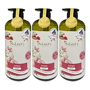 AiLeiYi洋甘菊潤膚沐浴精-玫瑰花香1000ml(3瓶/組)