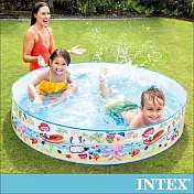 【INTEX】免充氣幼童戲水游泳池 (152*25cm)(56451)