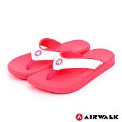 AIRWALK - A0夾腳拖鞋-女款US5果紅