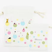 【Moomin】03彩虹泡泡-束口袋(小)