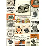 美國 Cavallini & Co. wrap 包裝紙/海報 打字機展