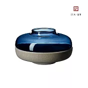 【JIA品家】燈華 花器燭台6cm 湖藍