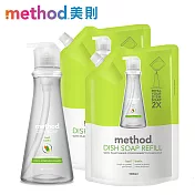 Method 美則 草本純淨濃縮洗碗精1+2超值組