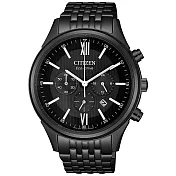 CITIZEN 簡約奢華光能男腕錶-黑-CA4415-81E