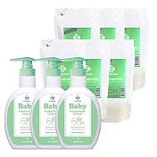 《台塑生醫》Dr’s Formula嬰幼童奶瓶洗潔劑促銷組(3瓶+6包)