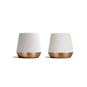 【FELLOW】Junior 雙層陶瓷對杯(2入組) 霧面白/2.3oz