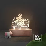 INJOY mall｜童趣森林, 療癒, 溫馨,送禮小物, 床頭燈, 檯燈, 夜燈, 3D小夜燈,臥室燈飾