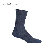 【紐西蘭Icebreaker 】男 中筒薄毛圈健行襪 / IB101288-402S灰藍