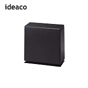【日本ideaco】方形廚房按壓式垃圾桶-8.5L- 黑