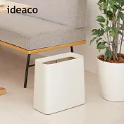 【日本ideaco】方形家用垃圾桶-11.5L -白