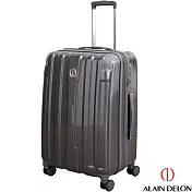 ALAIN DELON 亞蘭德倫 24吋拉絲流線系列行李箱(灰)24吋