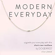 Dogeared 優雅平衡骨頸鍊 銀色頸鍊 925純銀 多墜式設計 附原廠盒