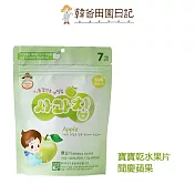 韓爸田園日記 寶寶乾水果片-蘋果片