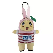 Funassyi 船梨精監獄兔造型吊飾。粉紅色