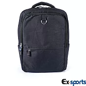 Ex-Sports亞克仕 後背包牛津布-方學院黑色