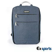 Ex-Sports亞克仕 後背包牛津布-商旅包藍色