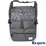 Ex-Sports亞克仕 手提後背包多功能-雙用款灰色