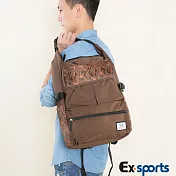 Ex-Sports亞克仕 手提後背包多功能-雙用款咖色