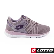 LOTTO 義大利 女 花漾雙密度跑鞋-US5.5藕紫