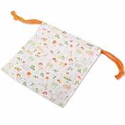 kapibarasan 水豚君北歐系列束口袋。綠色