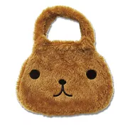 kapibarasan 水豚君表情系列毛絨手提袋。水豚君