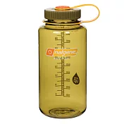 Nalgene 寬嘴水壼(1000cc)-橄欖