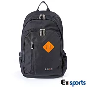 Ex-Sports亞克仕 後背包 休閒多功能-悠雅黑色