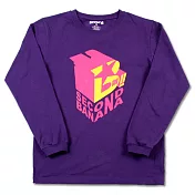 azzure-B咖人生 長T(紫)-M