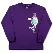 azzure-我愛地球 長T(紫)-M