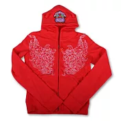 COW女裝-惡魔海盜連帽外套(紅)M