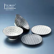 有種創意 - 日本美濃燒 - 小紋碗碟組 (4件式)