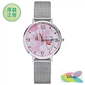 disney原裝  甜美小熊維尼 米蘭帶鋼帶手錶