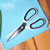 【日本Softia設計廚具】手感系列廚房剪刀-黑