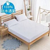 澳洲Simple Living 單人專利100%防水透氣床包式保潔墊-(台灣製)