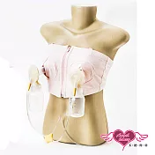 天使霓裳 電動吸乳器專用免手持內衣(黑/粉)M黑