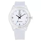 Q&Q SmileSolar 太陽能手錶 春夏玩色系列-001 普通白/40mm